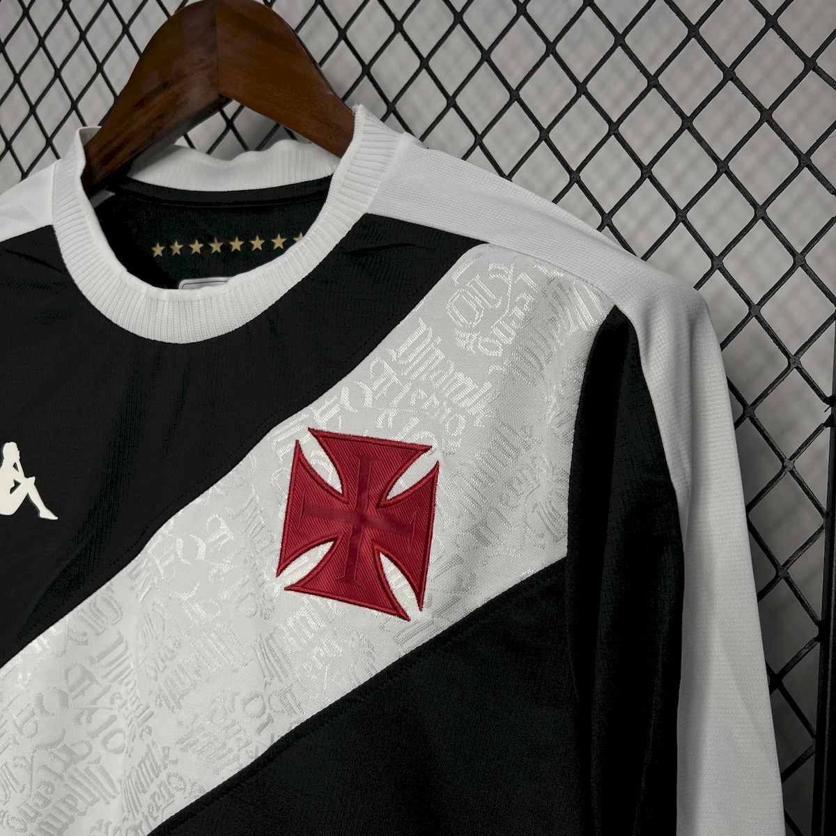 Men's Vasco Da Gama 2024/25 Home Long Sleeve Jersey