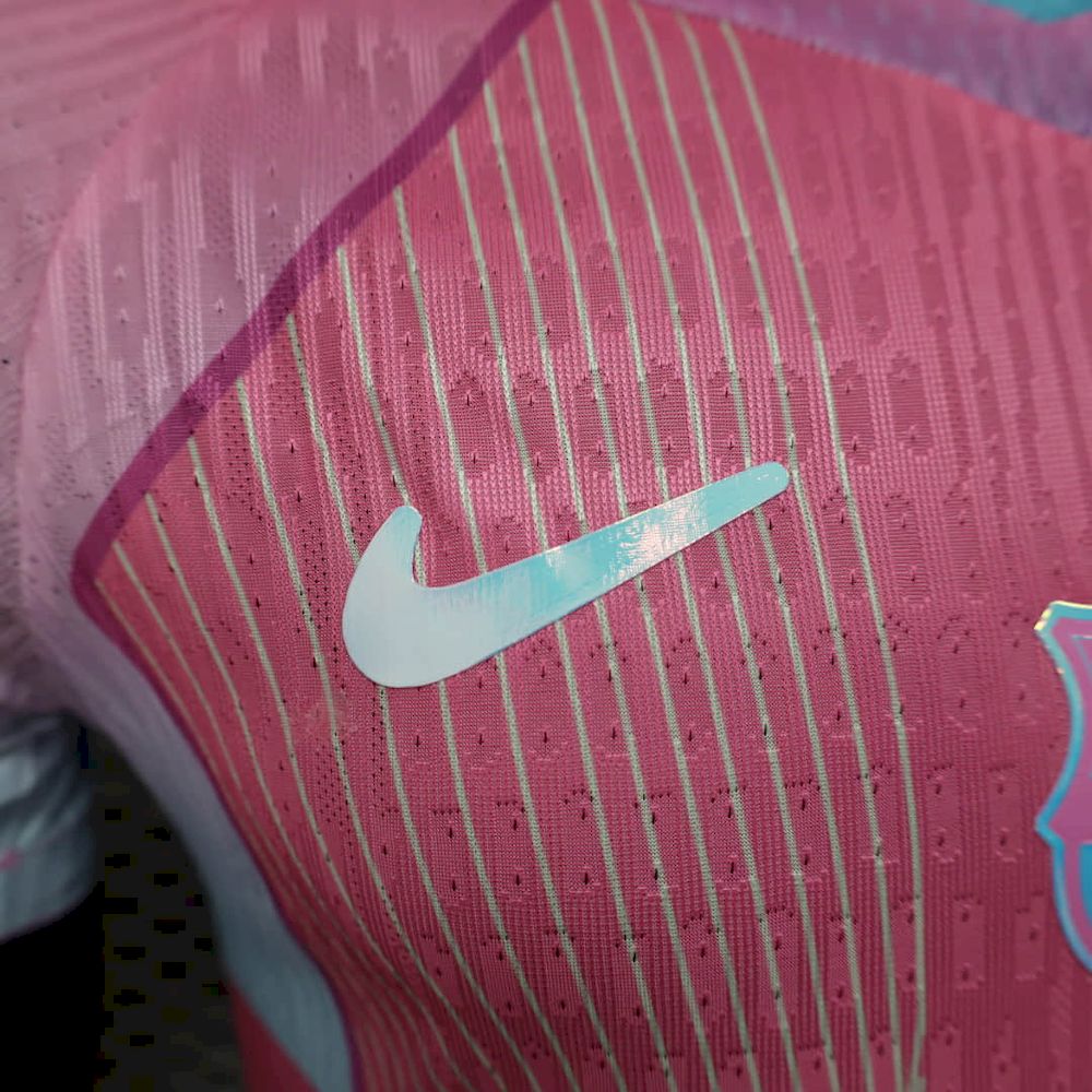 Men’s Barcelona 2025/26 Player Pink Special Edition Jersey