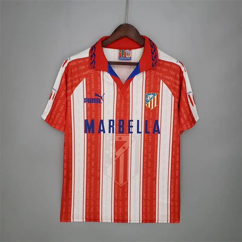 Atletico Madrid 1995/96 Retro Home Jersey