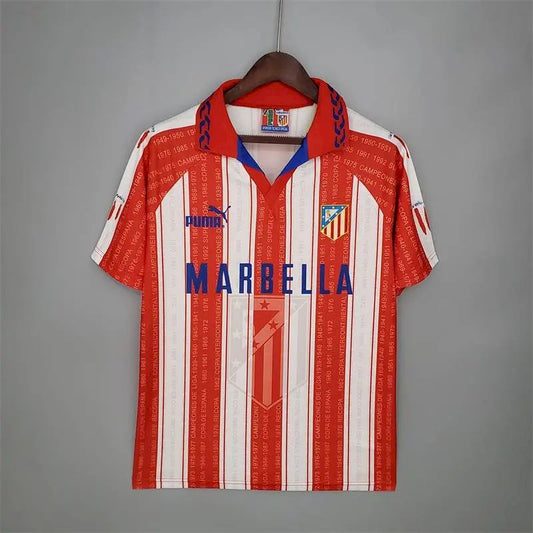 Atletico Madrid 1995/96 Retro Home Jersey