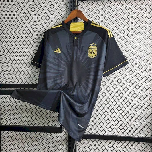 Men's Argentina 2023/24 Black Jersey