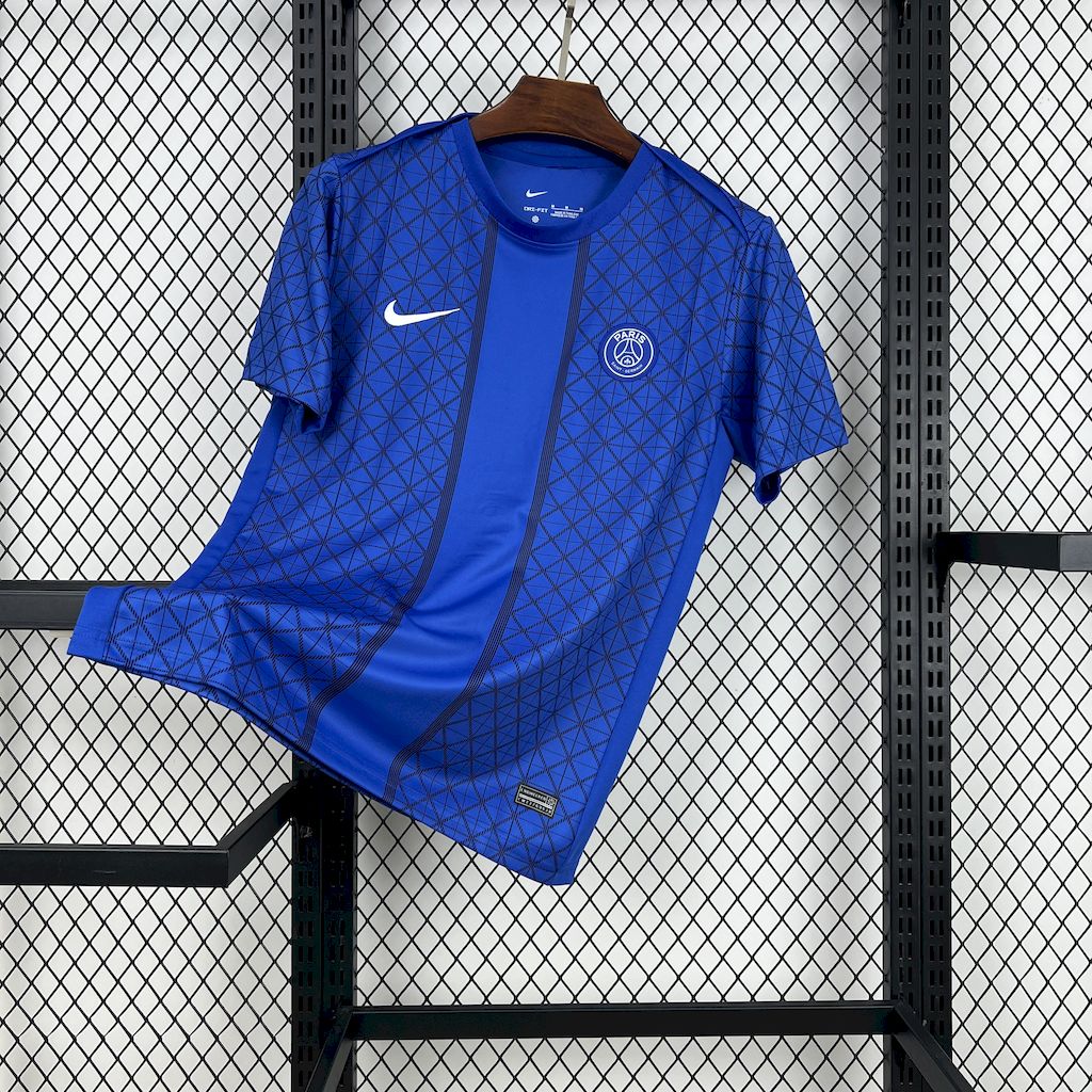 Men's Paris Saint-Germain 2025/26 Pre-Match blue Jersey