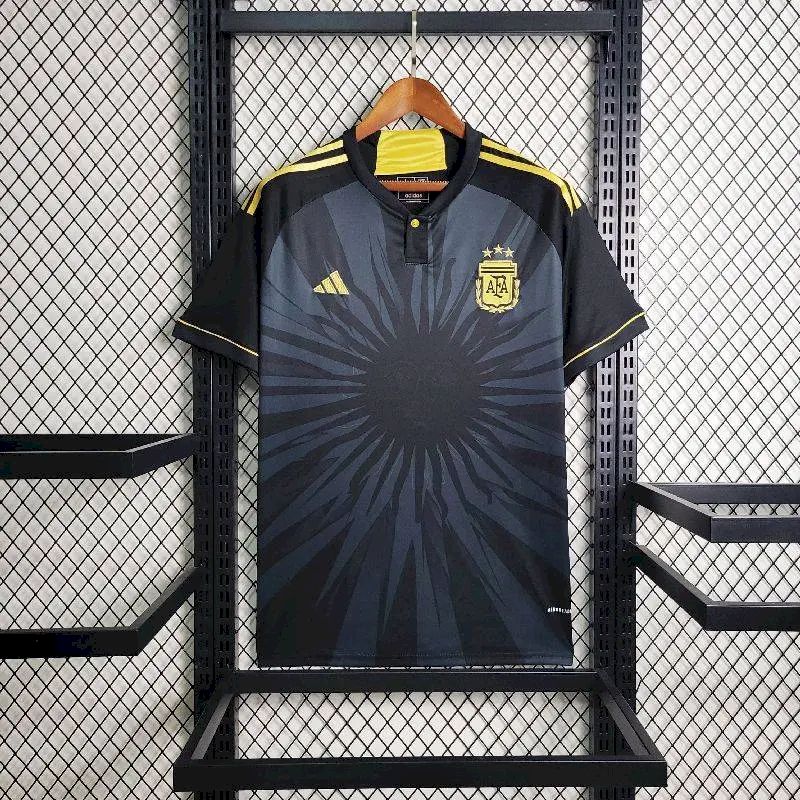 Men's Argentina 2023/24 Black Jersey