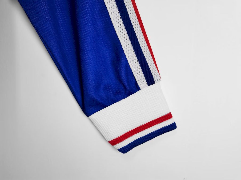 France 1998 Retro World Cup Home Long Sleeve Jersey