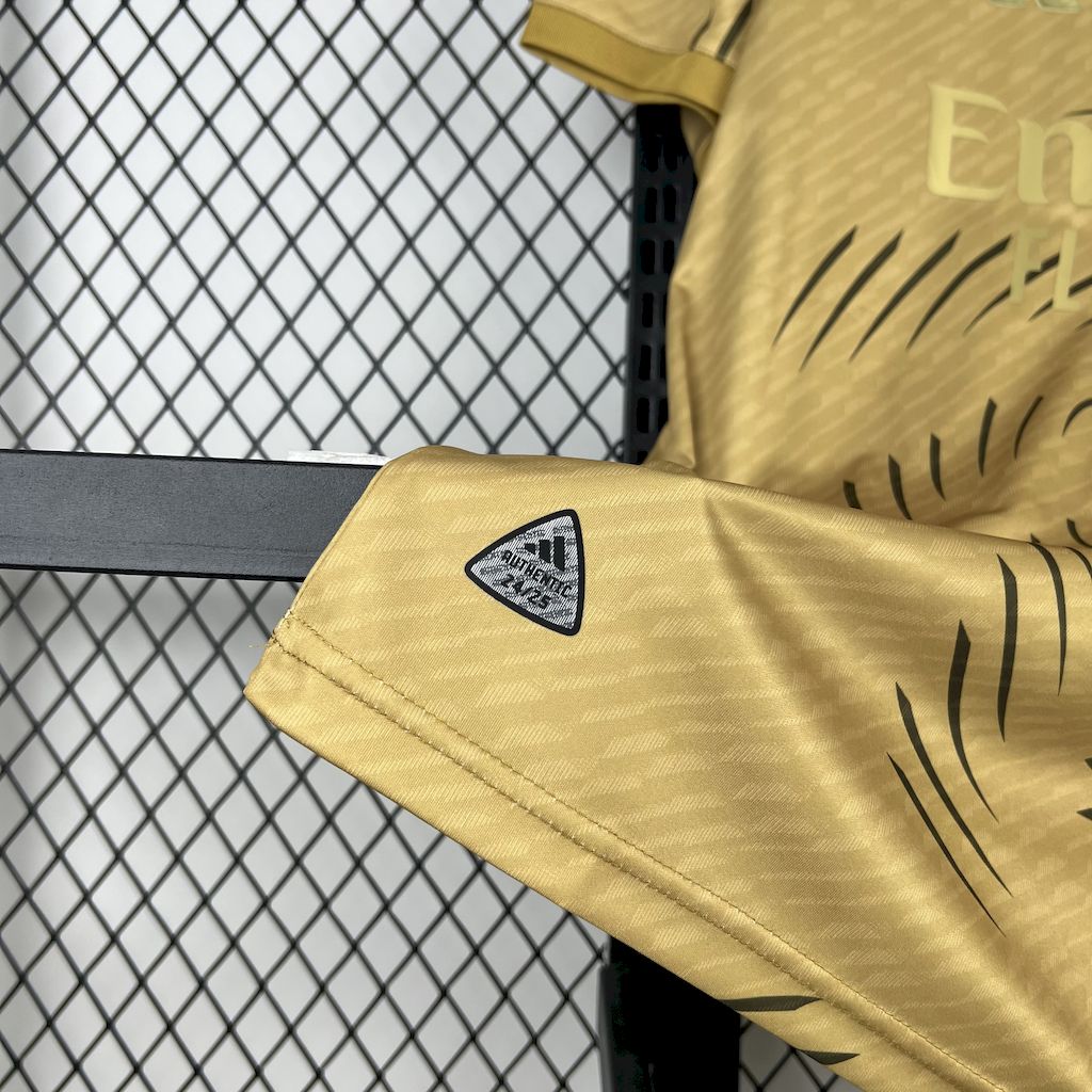 Men’s Real Madrid 2025/26 Training Gold Jersey