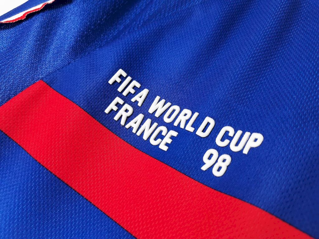 France 1998 Retro World Cup Home Long Sleeve Jersey
