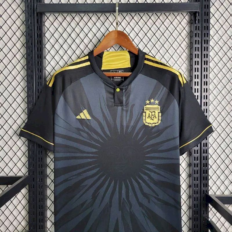 Men's Argentina 2023/24 Black Jersey