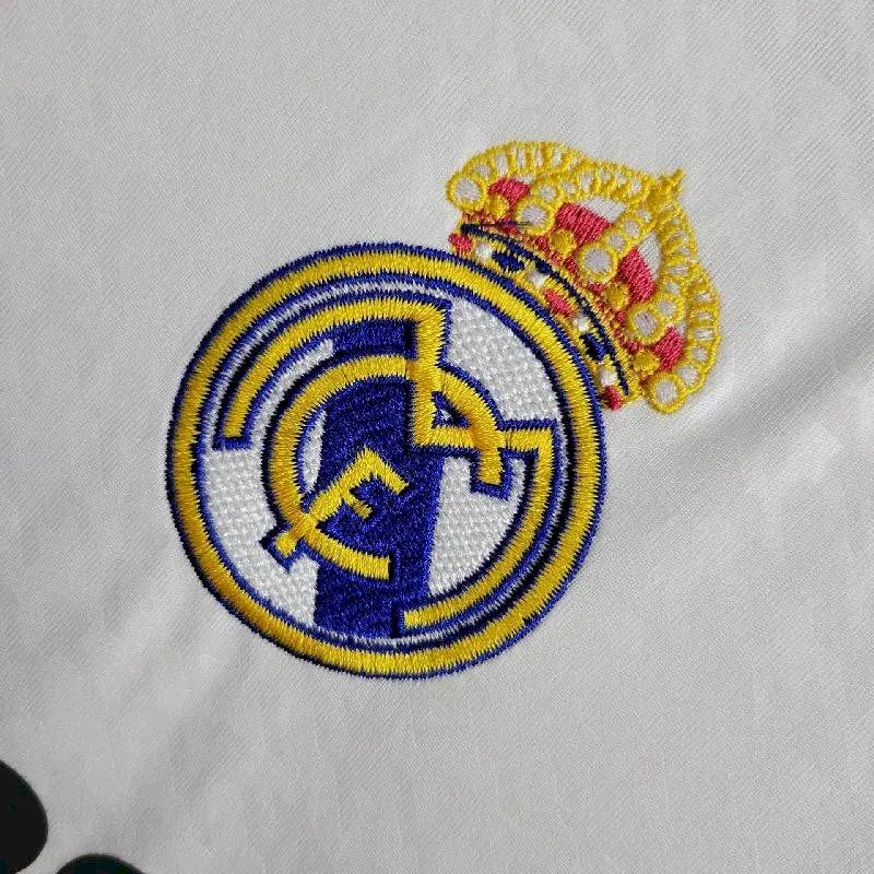 Men's Real Madrid 2024/25 Fan Home Long Sleeves Jersey