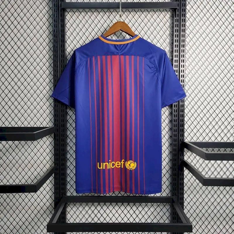 Barcelona 2017/18 Retro Home Jersey