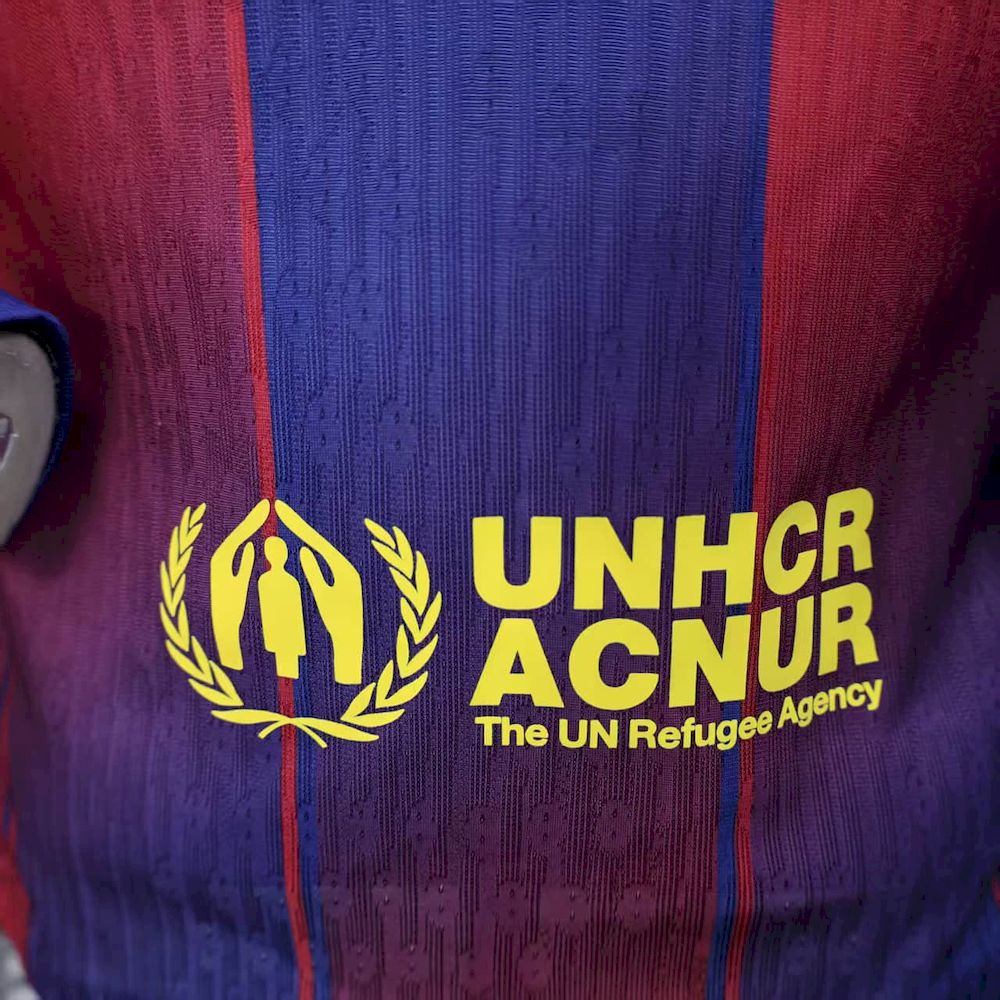Men’s Barcelona 2025/26 Home Player Long Sleeves Jersey