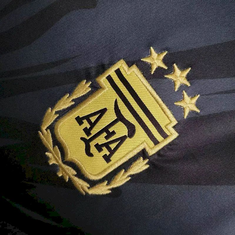 Men's Argentina 2023/24 Black Jersey
