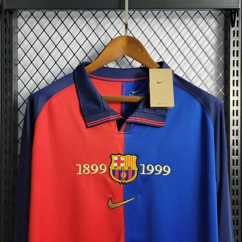 Barcelona 1899/1999 Retro 100th Anniversary Edition Long Sleeves Jersey