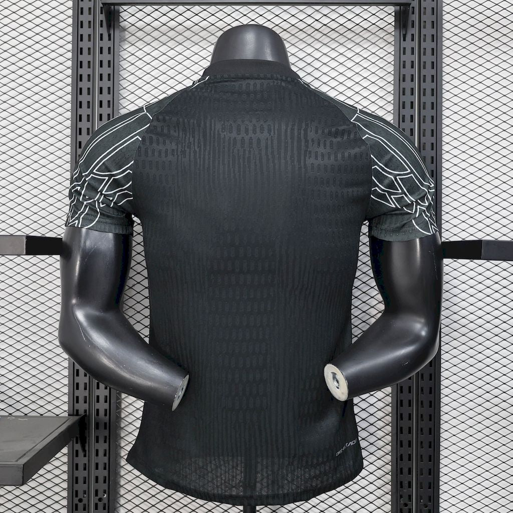 Men's Paris Saint-Germain 2024/25 Player Fourth Black Jersey