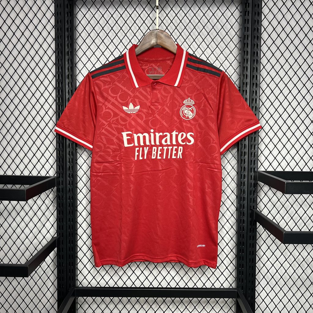 Men's Real Madrid 2024/25 Fan Red Jersey