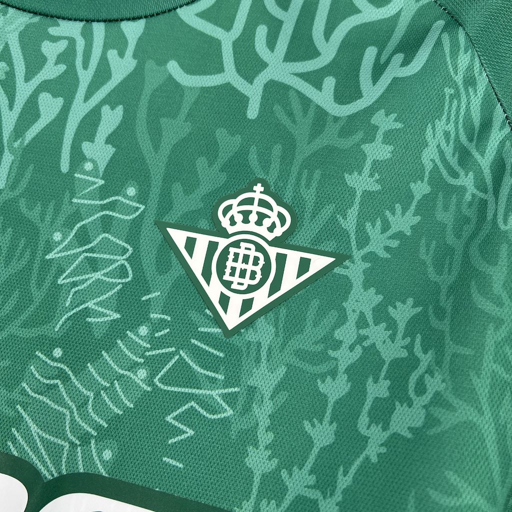 Men’s Real Betis 2024/25 Fan Seaweed theme Jersey