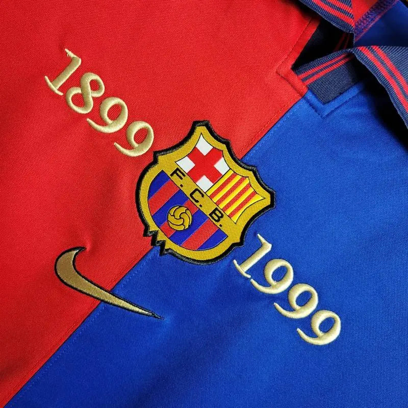 Barcelona 1899/1999 Retro 100th Anniversary Edition Long Sleeves Jersey