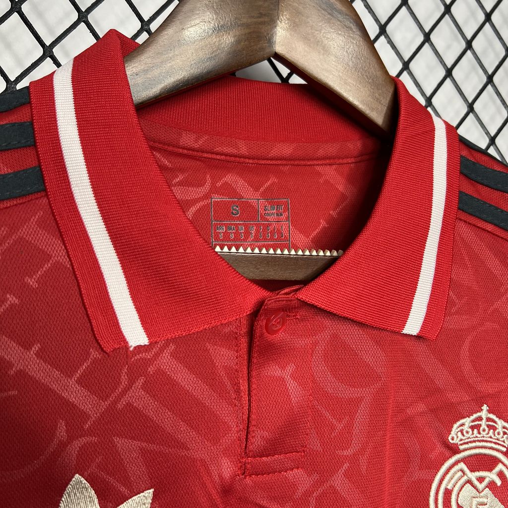 Men's Real Madrid 2024/25 Fan Red Jersey