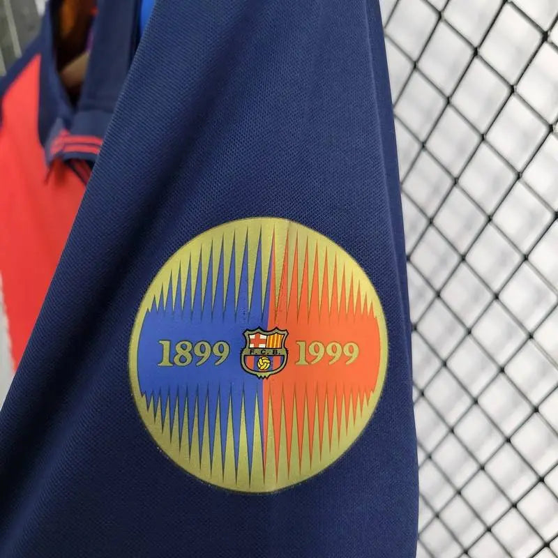Barcelona 1899/1999 Retro 100th Anniversary Edition Long Sleeves Jersey