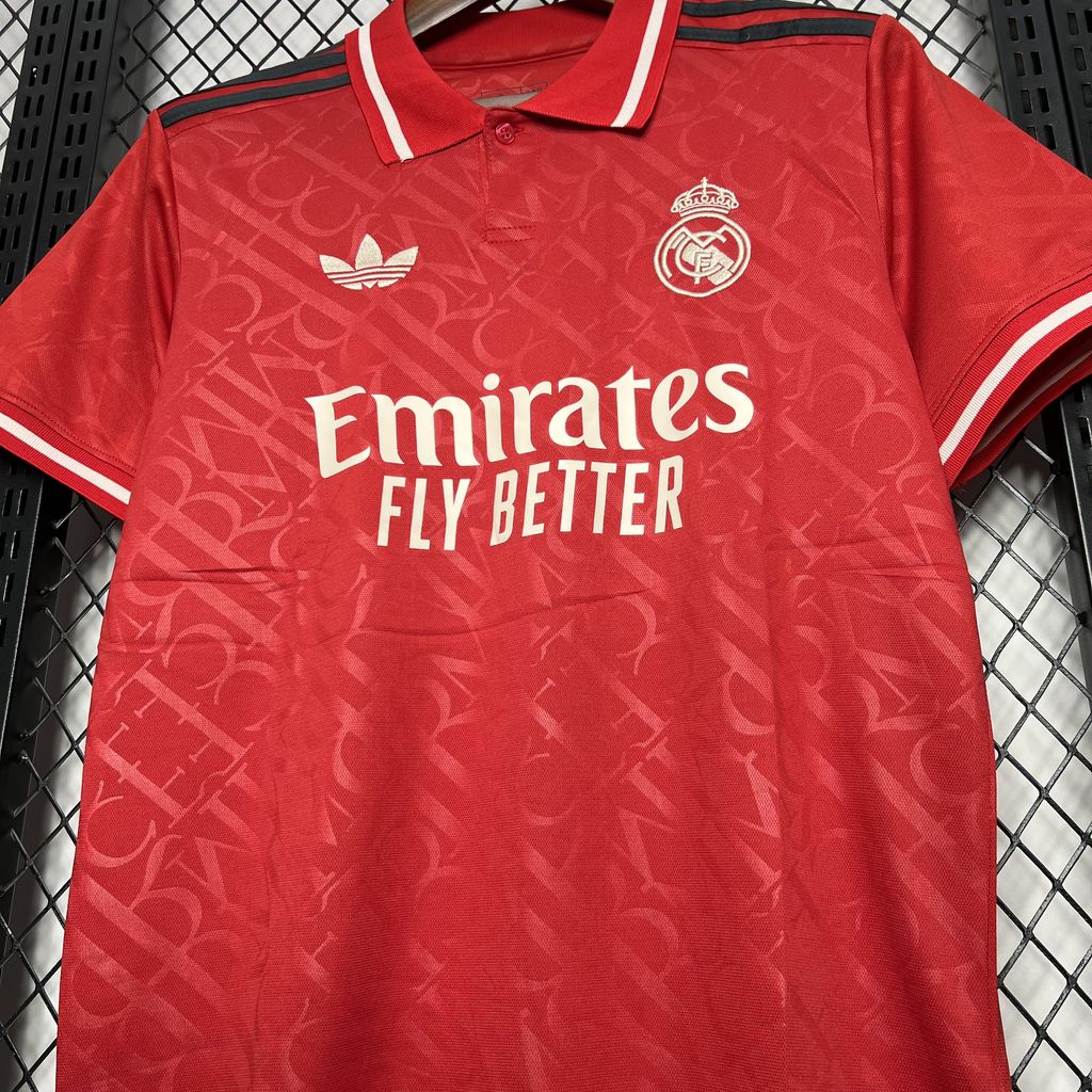Men's Real Madrid 2024/25 Fan Red Jersey