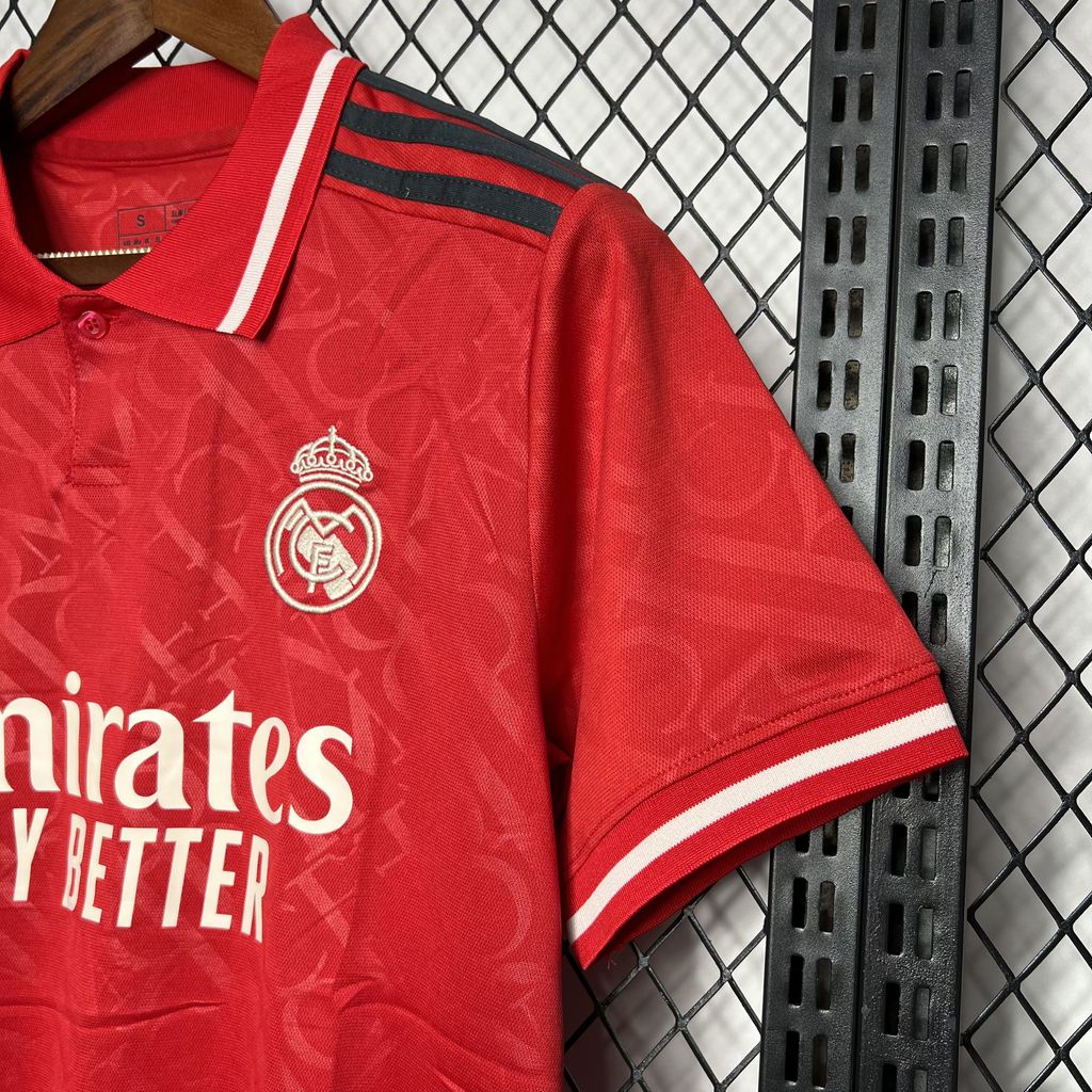 Men's Real Madrid 2024/25 Fan Red Jersey