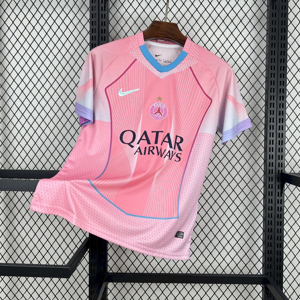 Men's Paris Saint-Germain 2025/26 pink Jersey