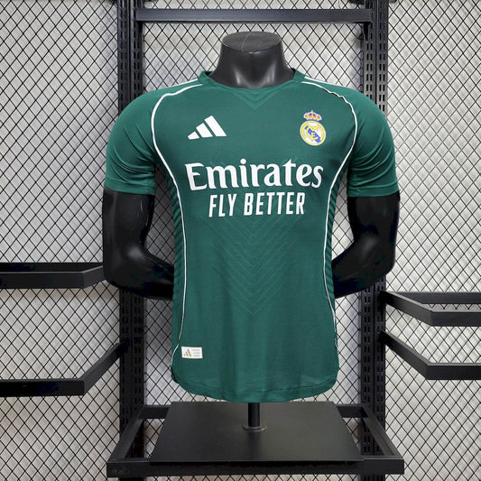 Men’s Real Madrid 2025/26 Player Green special edition Jersey