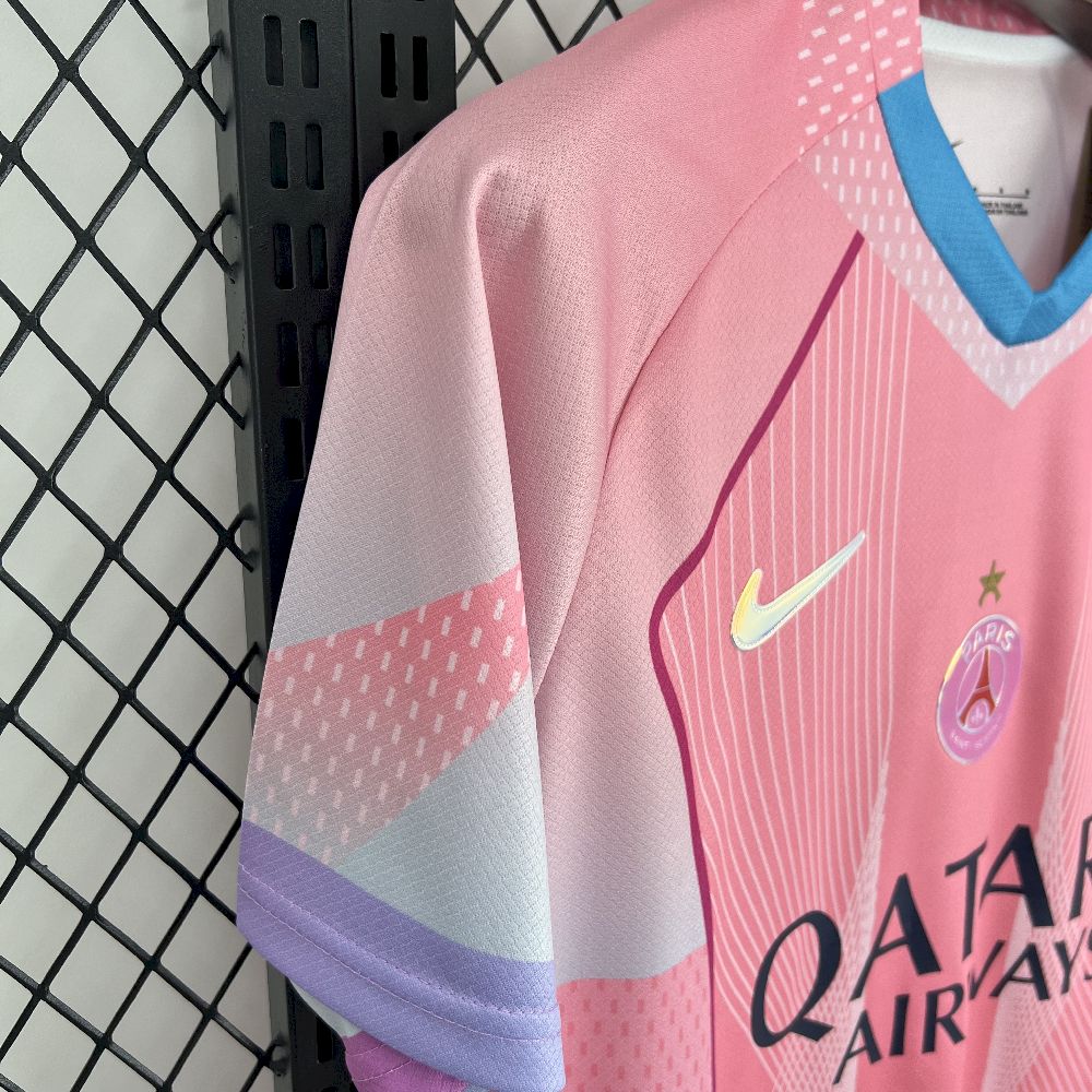 Men's Paris Saint-Germain 2025/26 pink Jersey