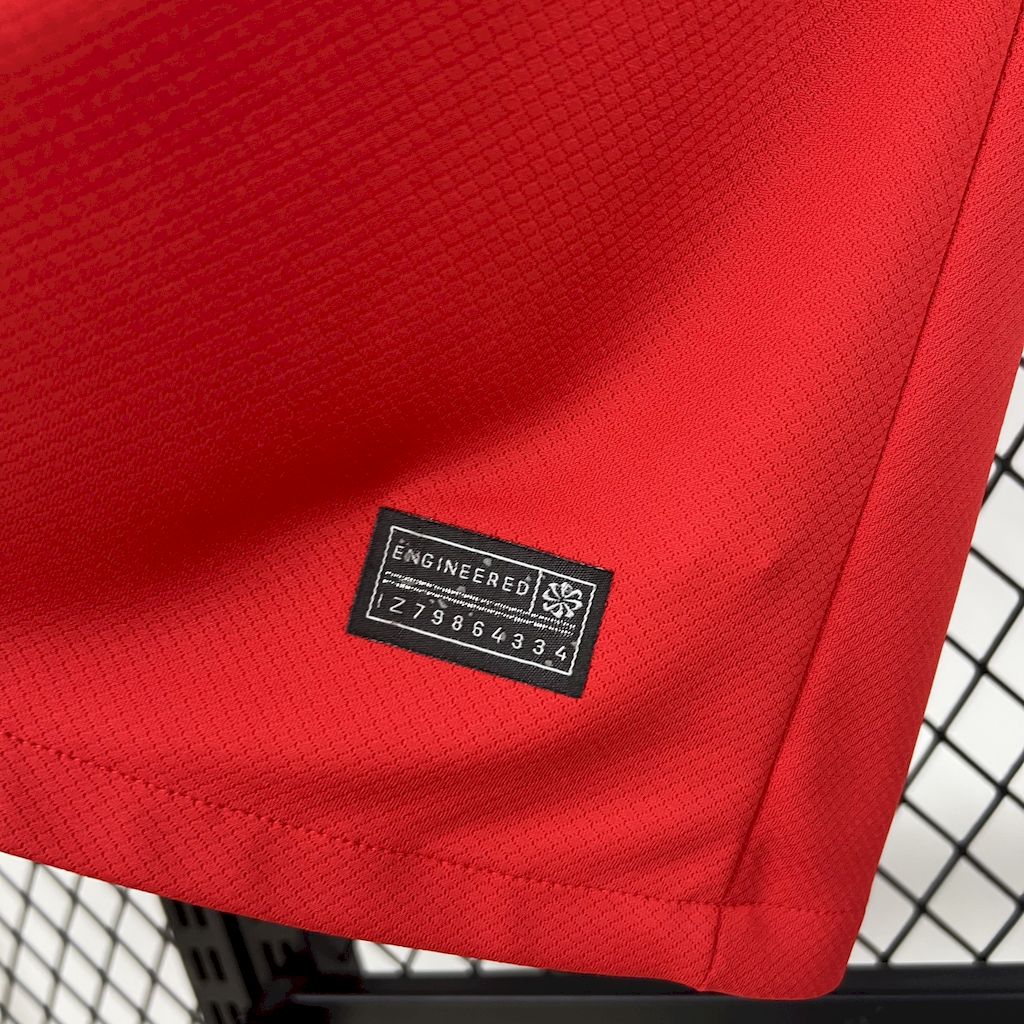 Men's Paris Saint-Germain 2024/25 Fourth Red Jersey