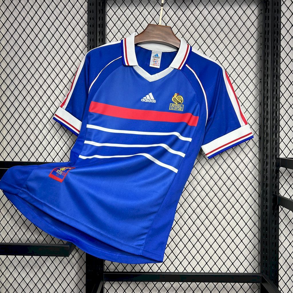France 1998 Retro Home Jersey