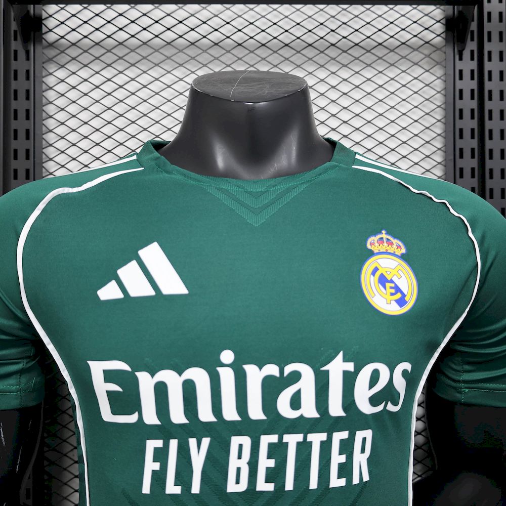 Men’s Real Madrid 2025/26 Player Green special edition Jersey