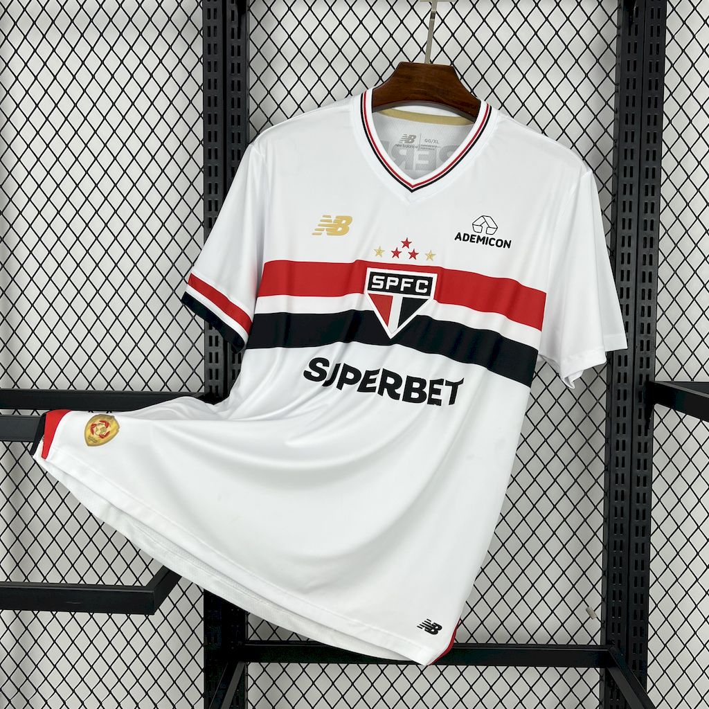 Men's São Paulo 2025/26 Retro Home Jersey