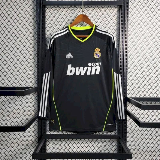 Real Madrid 2010/11 Retro Away Long Sleeves Jersey