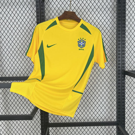 Brazil 2002 retro Home Jersey