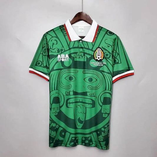 Mexico 1998 Retro Home Jersey