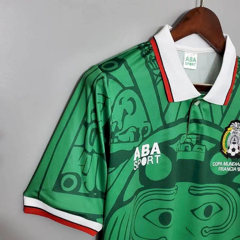 Mexico 1998 Retro Home Jersey