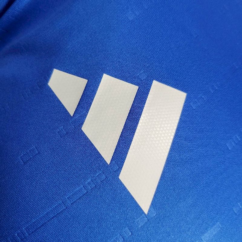 Mens Italy 2024/25 Home Long Sleeve Jersey Player Version - Image 4