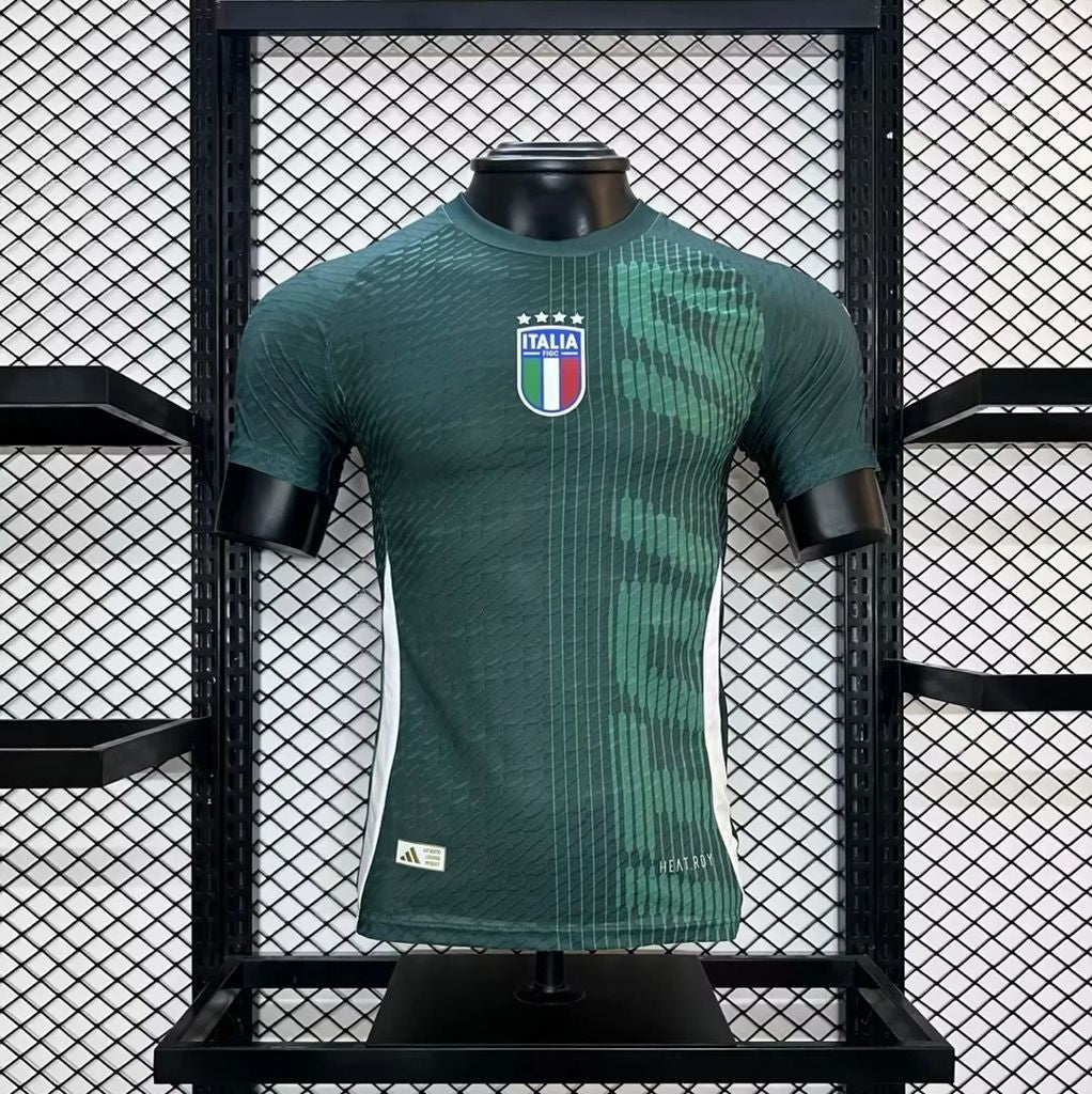 Mens Italy 2024/25 Blue co-branded version Jersey Player Version