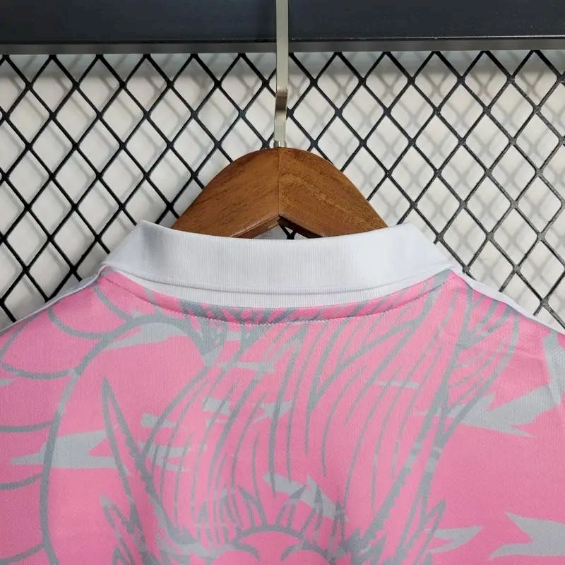 Men's Real Madrid 2023/24 Fan Pink Dragon Special Edition Jersey
