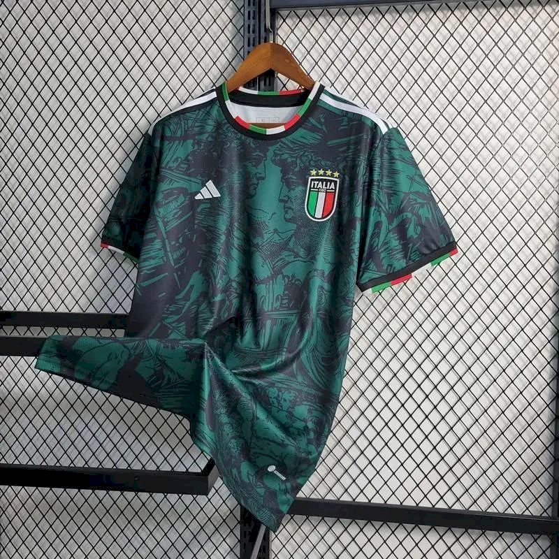 Mens Italy 2023/24 Away Jersey Player Version - Image 3