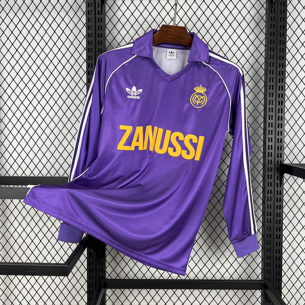 Real Madrid 1984/85 Retro Third Long Sleeves Jersey