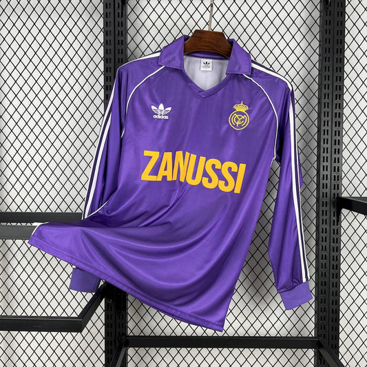 Real Madrid 1984/85 Retro Third Long Sleeves Jersey