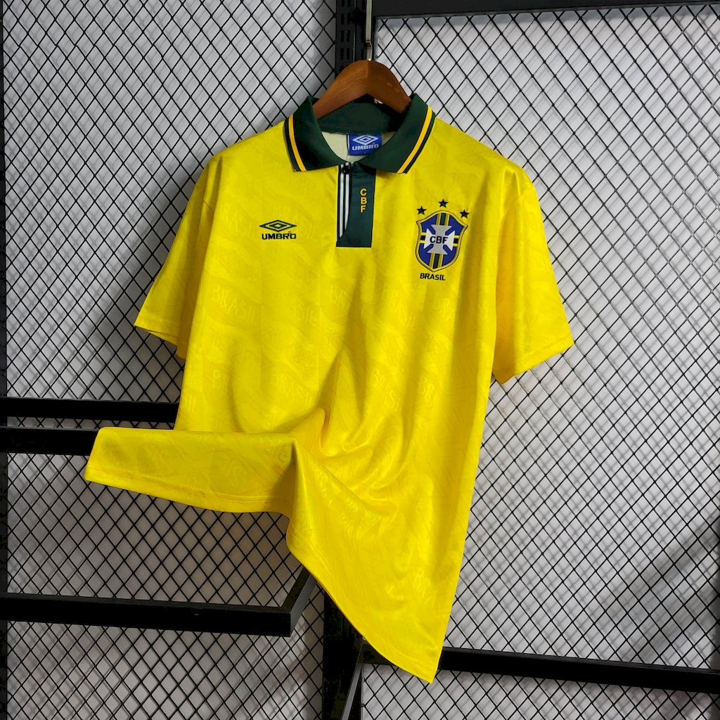 Brazil 1991/93 Retro Home Jersey