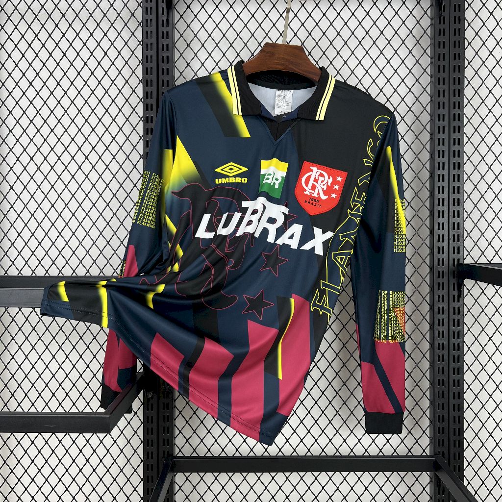 Flamengo 1998 Goalkeeper Retro Long Sleeve Jersey