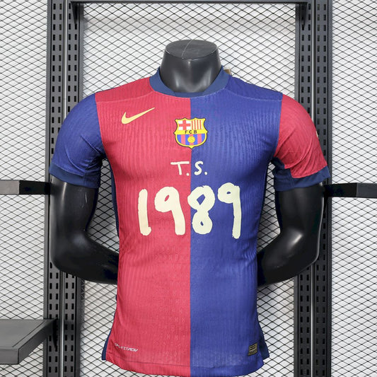 Men’s Barcelona 2024/25 Player Taylor Swift Home Jersey