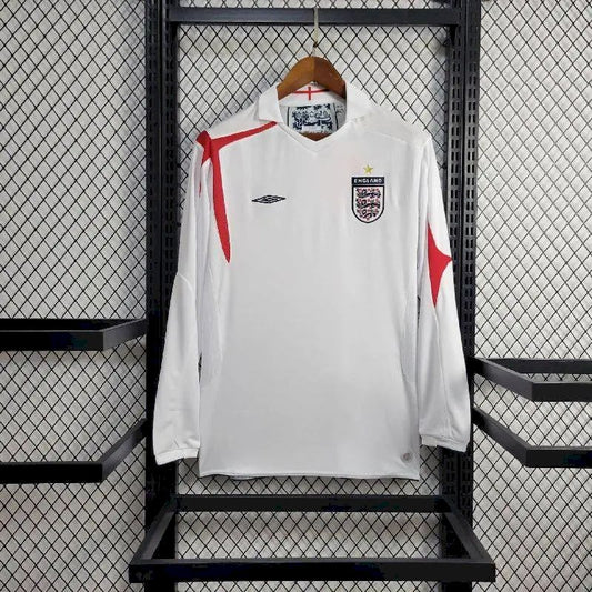 England 2005 Retro Home Long Sleeve Jersey