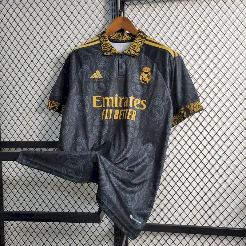 Men's Real Madrid 2023/24 Fan Concept Edition Jersey Black
