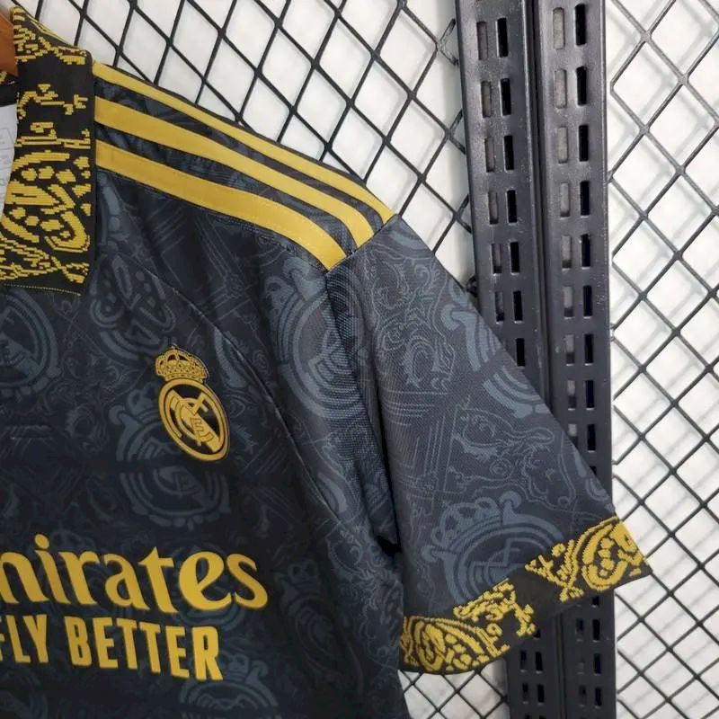 Men's Real Madrid 2023/24 Fan Concept Edition Jersey Black
