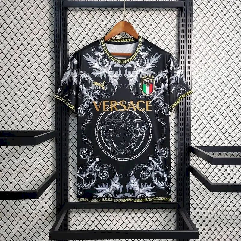 Mens Italy 2023/24 Versace Co-Branded Edition Jersey - Image 1