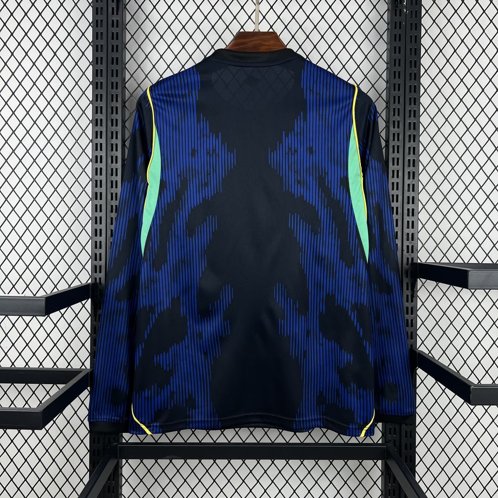 Men's Brazil 2026 World Cup Away Long Sleeve Jersey