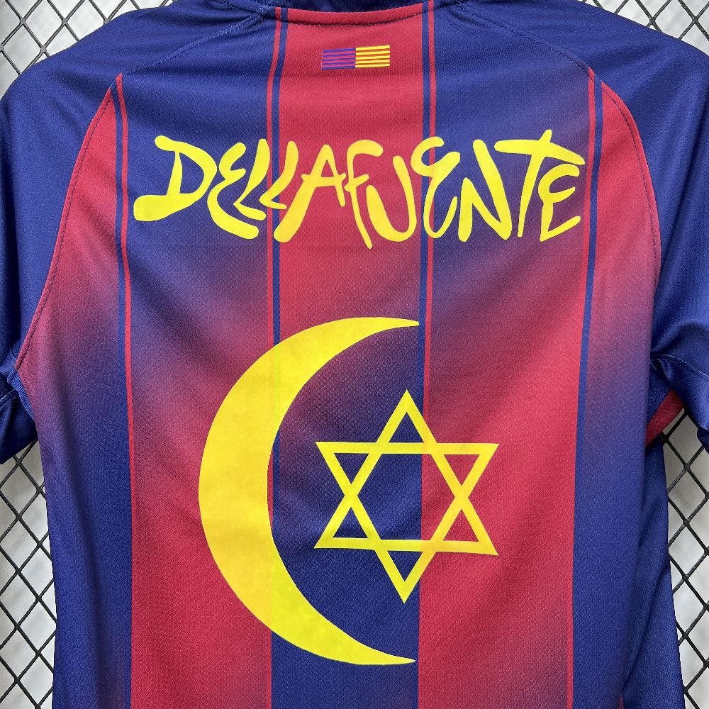 Men's Barcelona x Dellafuente 2025/26 Home Jersey